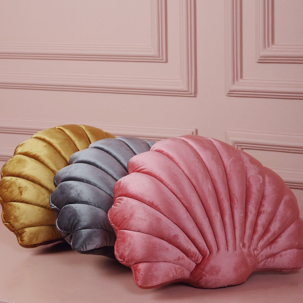 Velvet Shell pillows