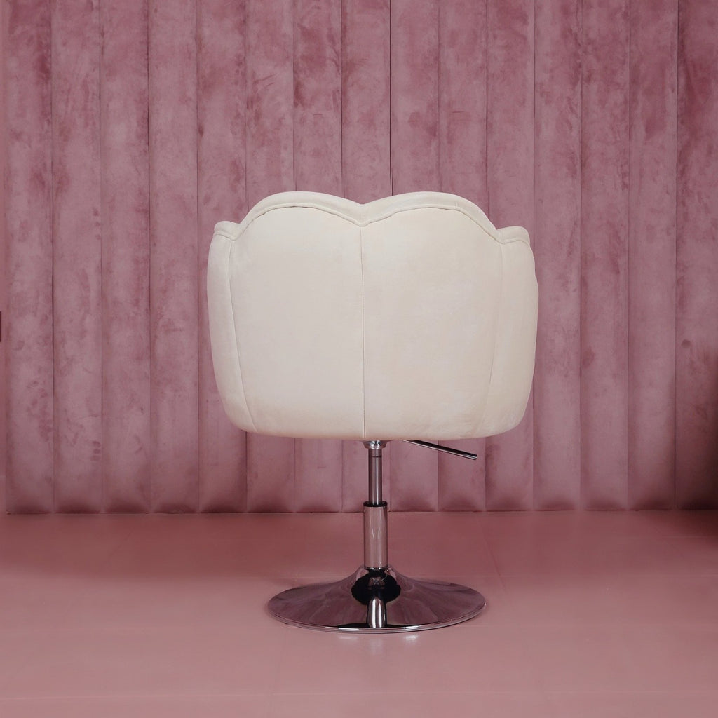 Cream White Vanity Chair