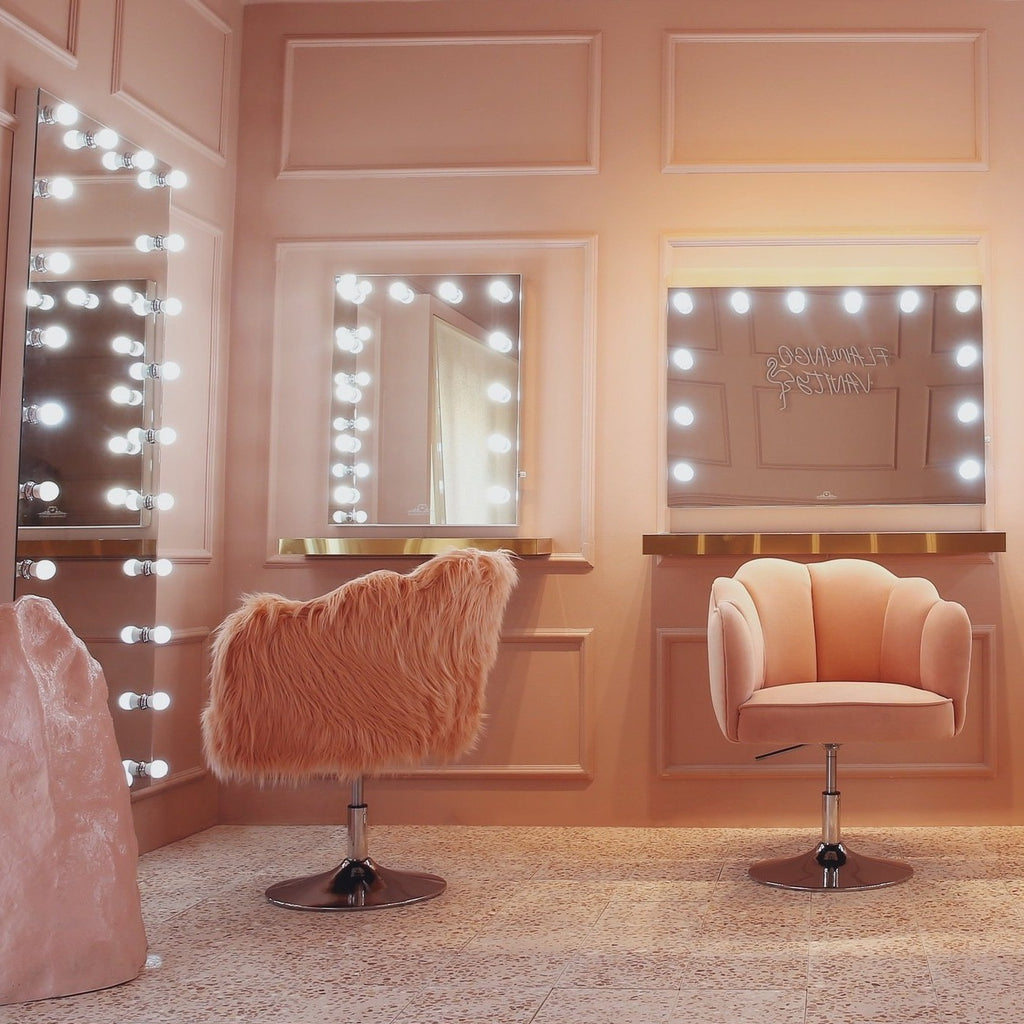 Pink Vanity Chair
