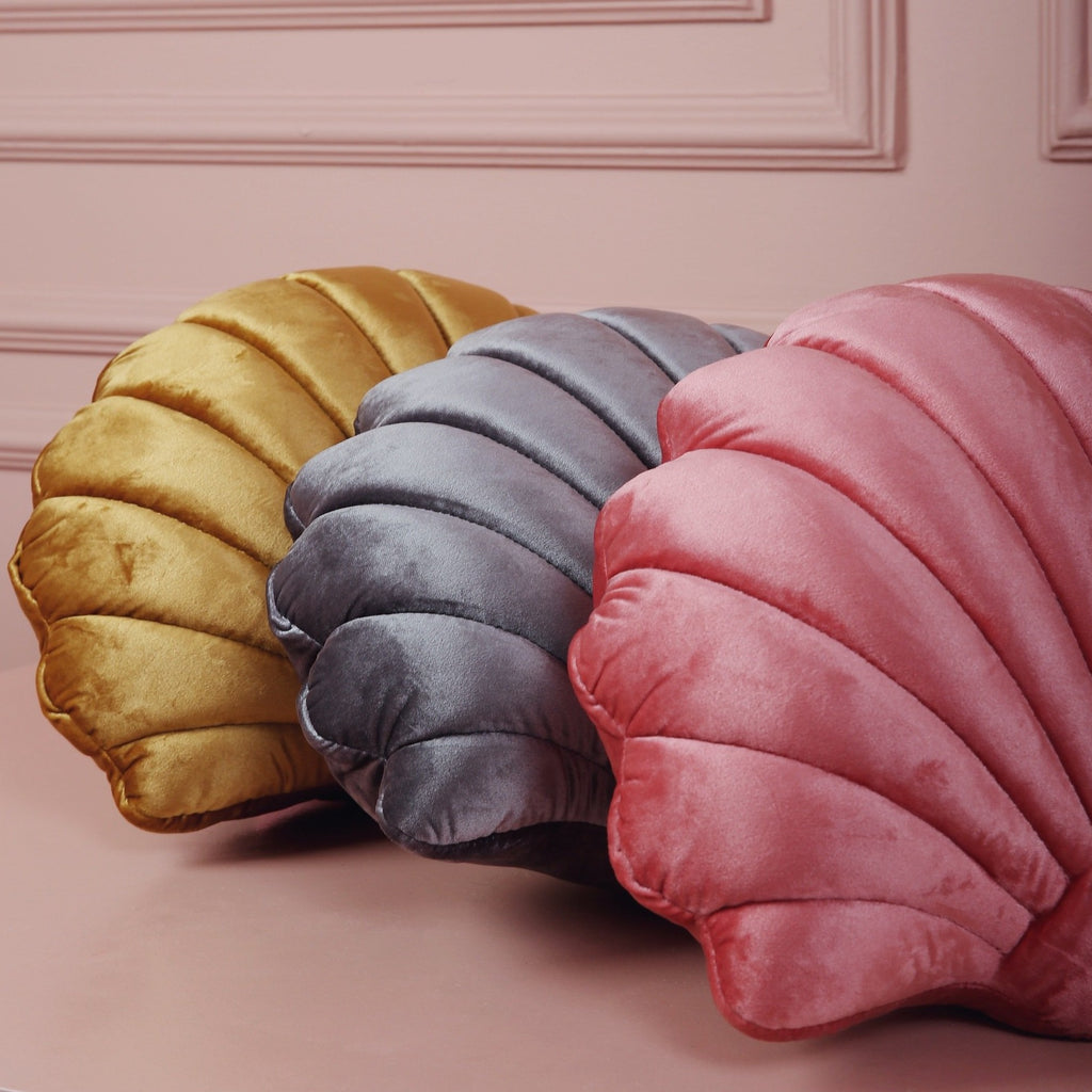 Velvet Shell pillows